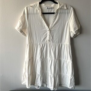 Zara Linen Dress - White